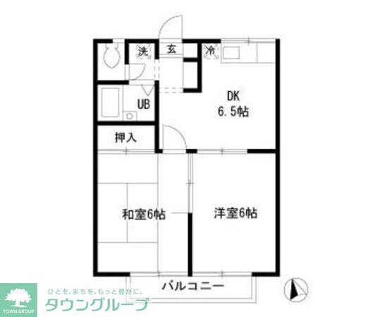 ジュネスグリーンの物件間取画像